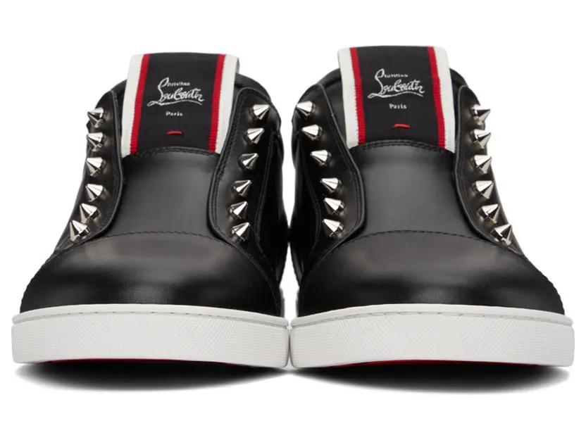 Christian Louboutin Black F.A.V Fique A Vontade Flat Sneakers (3200465) (2)