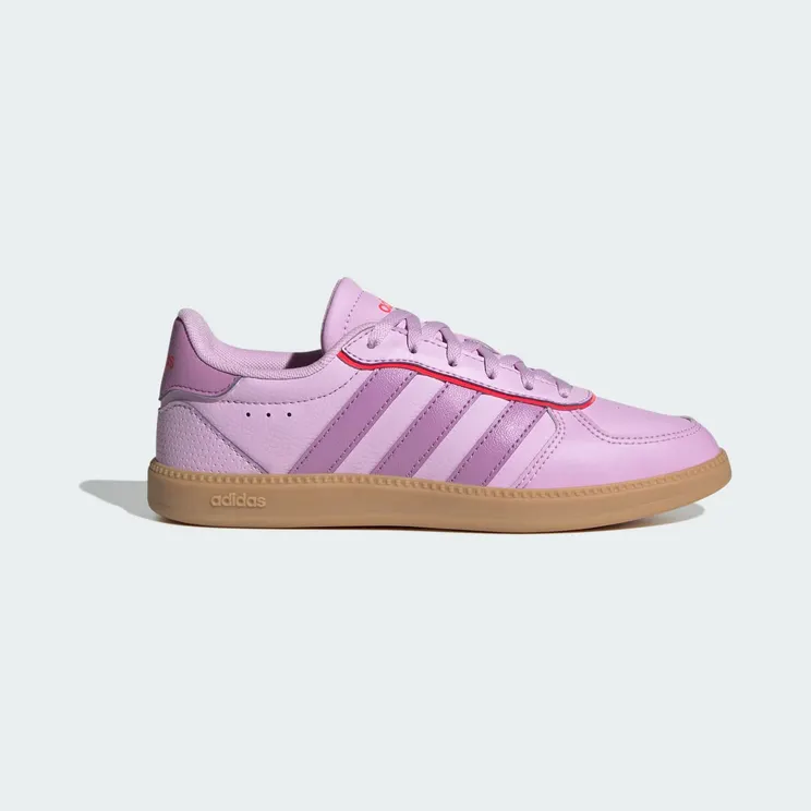 adidas Breaknet Sleek Shoes Kids “Bliss Lilac / Preloved Purple / Gum” (JQ3057)