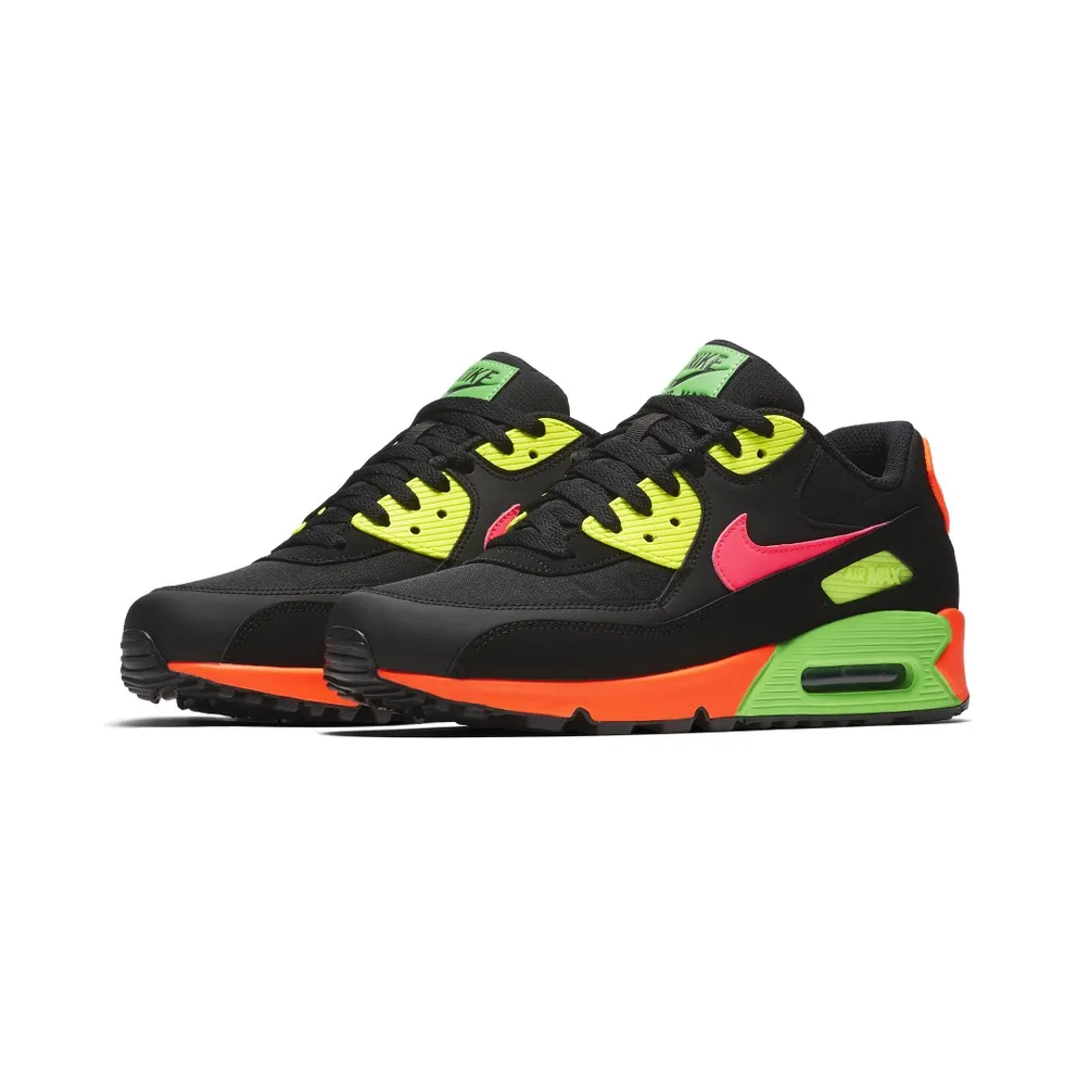 Nike Air Max 90 Tokyo Neon Black/Racer Pink-Hyper Crimson-Green Strike-Volt (CI2290-064)