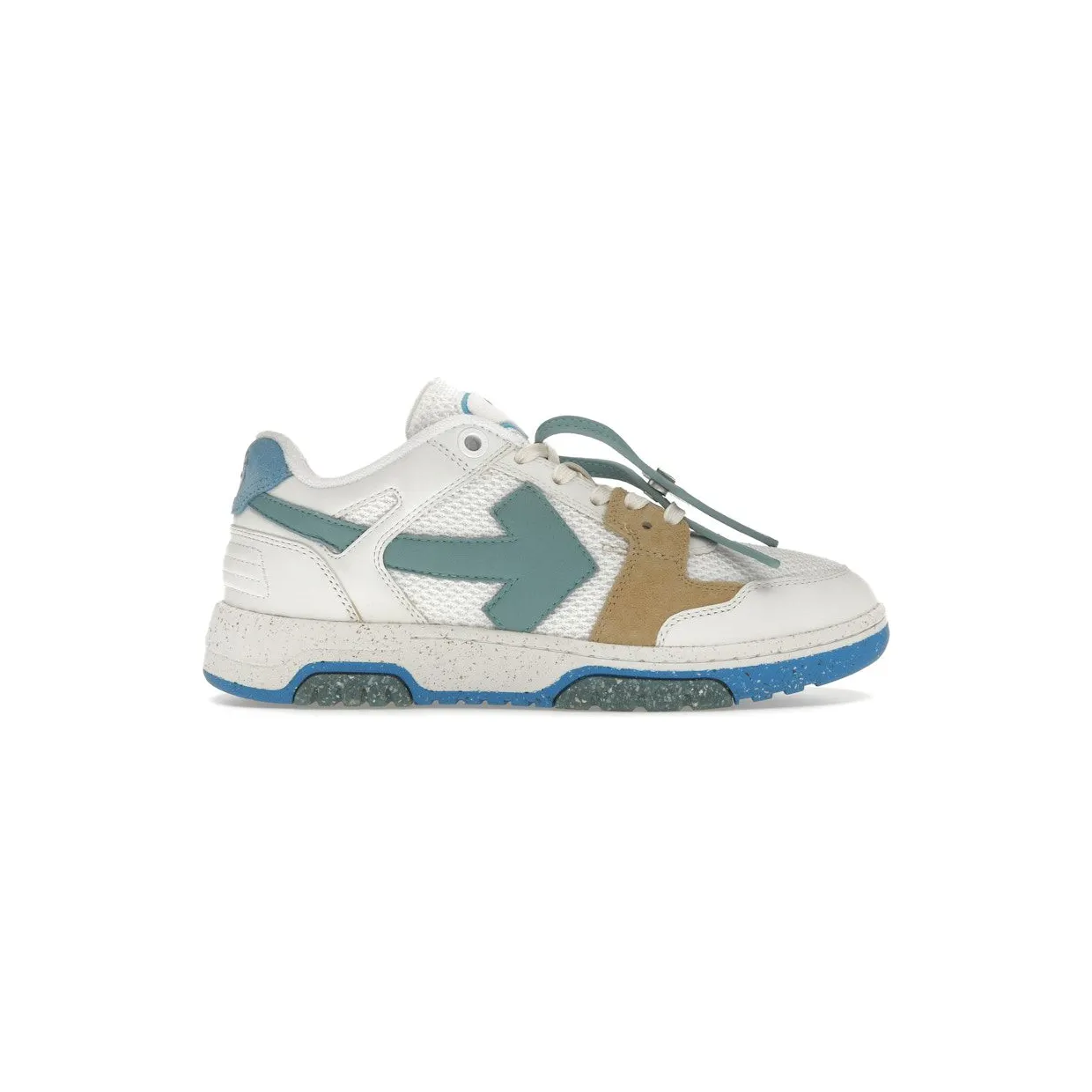 OFF-WHITE Out Of Office Low Slim White University Blue (OMIA243S23LEA0010145)
