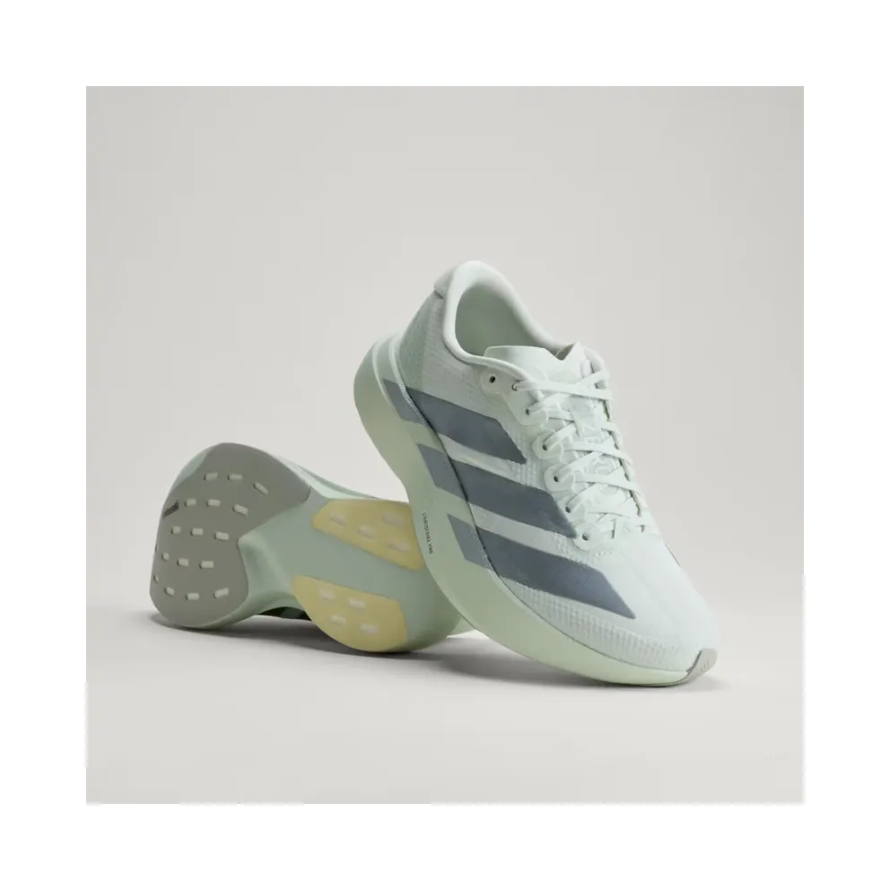adidas Adizero Evo SL Running “Crystal Jade / Tech Grey Metallic / Wonder Silver” (KI4535)