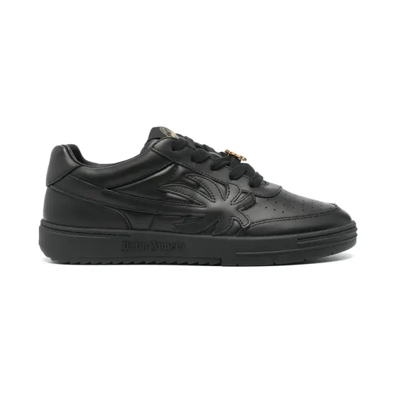 Palm Angels Palm Beach University leren “Black” (PMIA097S24LEA0011010)