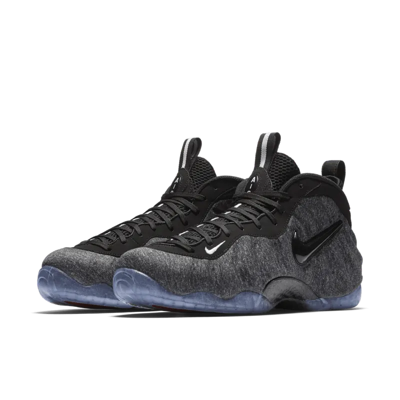 Nike Air Foamposite Pro Wool Fleece Dark Grey Heather/Black-Black (624041-007)