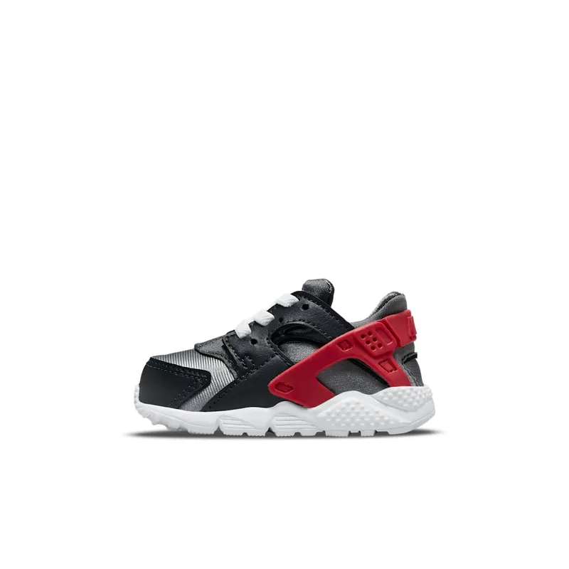Nike Huarache Run “Dark Smoke Grey / Light Smoke Grey / Smoke Grey / University Red” (704950-041)