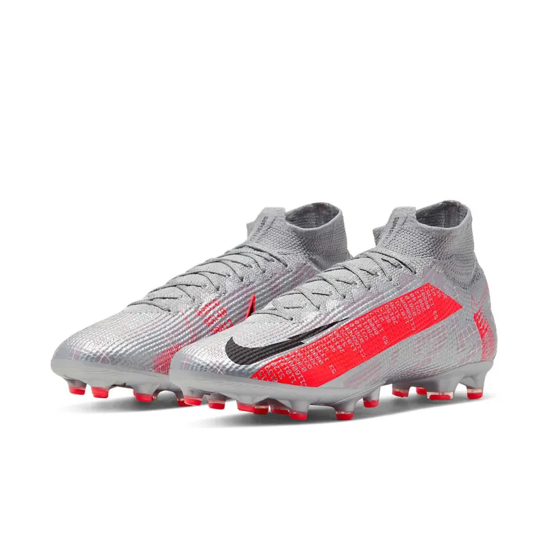 Nike Superfly 7 Elite AG Pro Metallic Grey Crimson (AT7892-906)