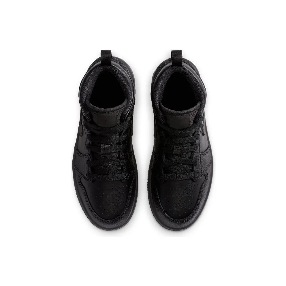 Jordan 1 Mid Younger Kids’ Black (640734-091)