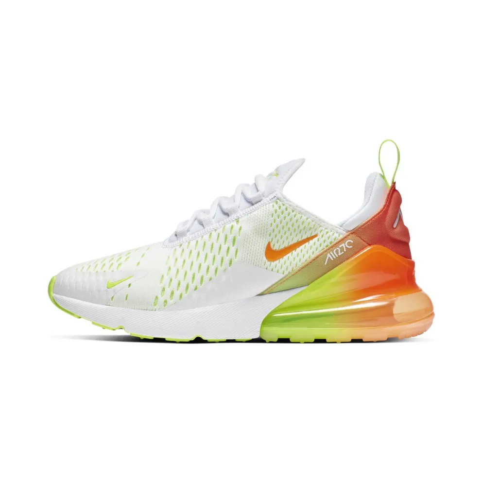 Nike Air Max 270 White Gradient White/Lime-Orange (CN7077-181)