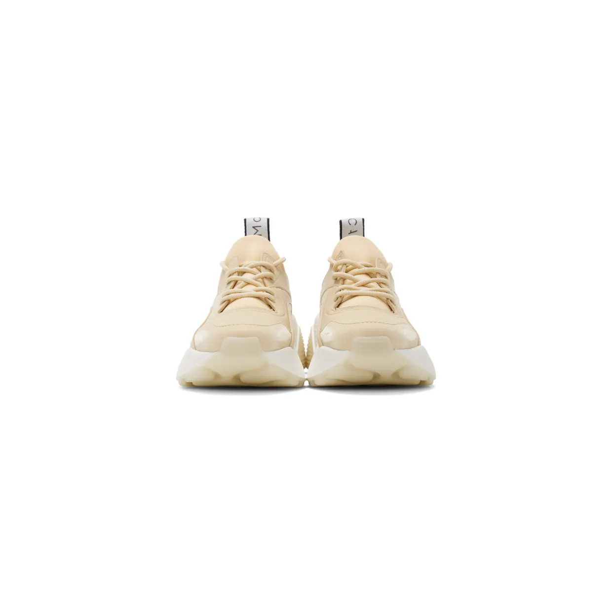 Stella McCartney Beige Eclypse Sneakers (491514N0016) (2)