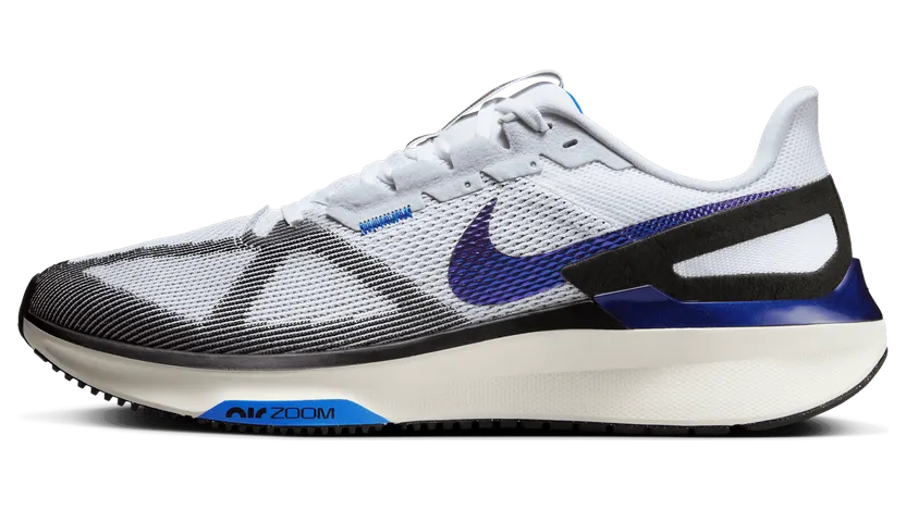 Nike Air Zoom Structure 25 White Black Sail Photo Blue (HV5222-100)