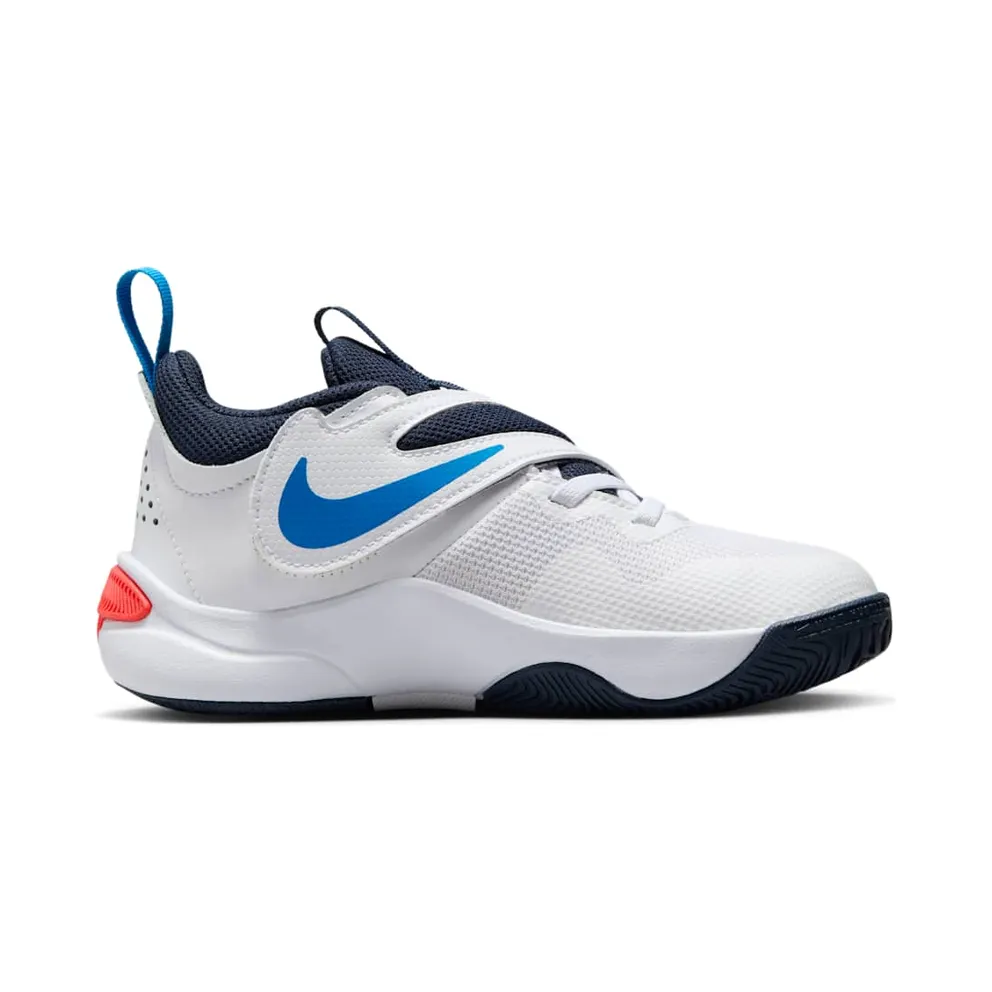 Nike Team Hustle D 11 White Bright Crimson Photo Blue Light Lemon Twist (DV8994-105)