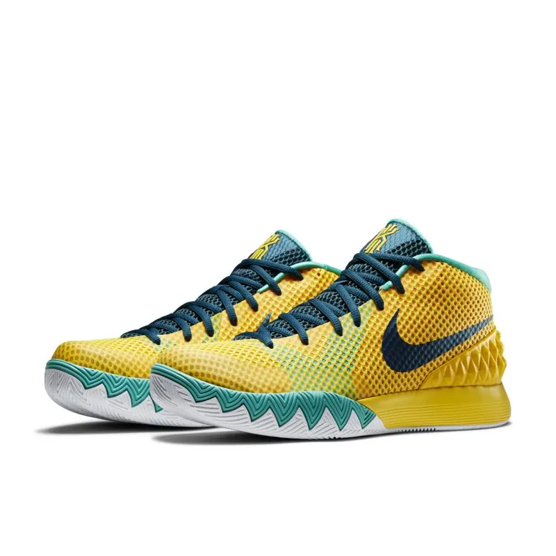 Nike Kyrie 1 Letterman Tour Yellow/University Gold-Light Retro-Teal (705277-737)