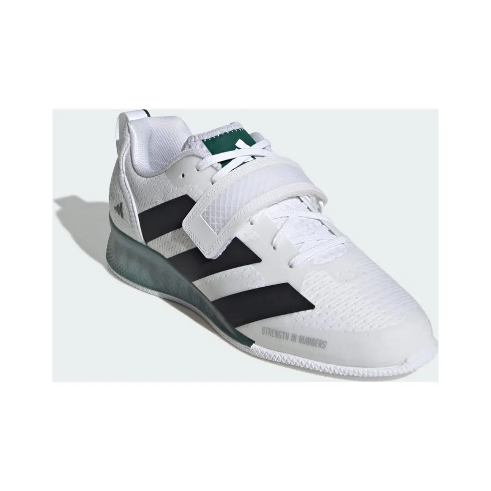 Adidas Adipower Weightlifting 3 Cloud White / Core Black / Collegiate Green (IH8233)