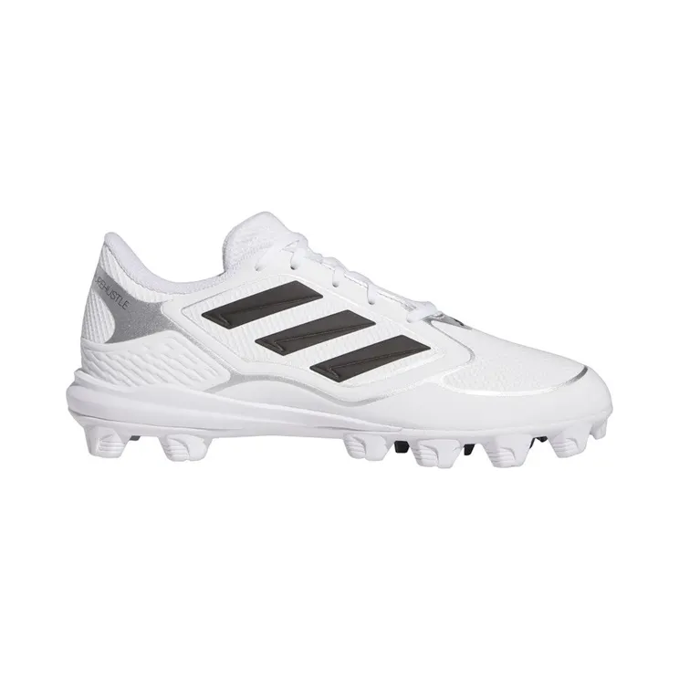 adidas Purehustle 3 MD Cloud White Core Black Silver Metallic (IG7139)