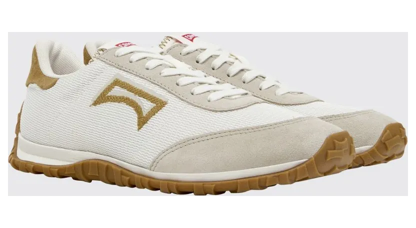 Camper Drift Walk Recycled Polyester and Leather Sneakers White (K201886-001DRIFTWALK0)