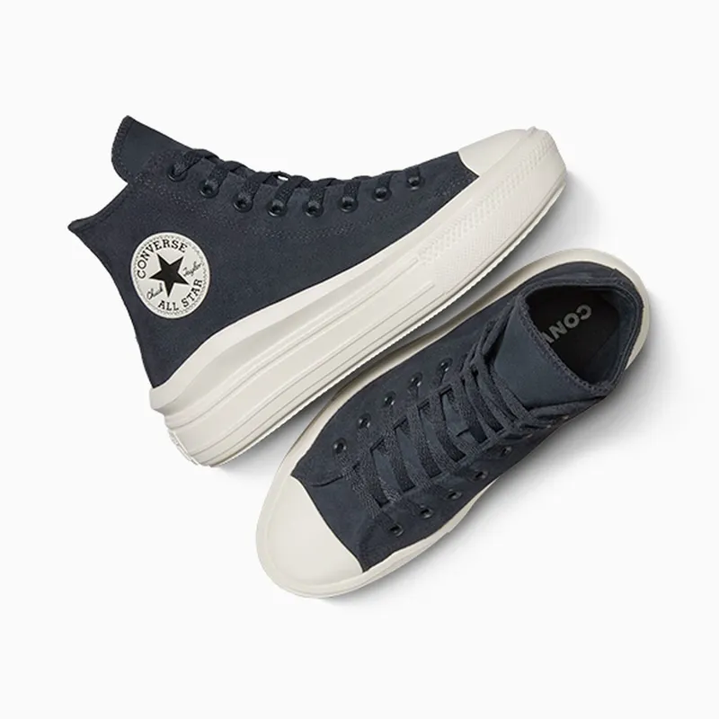 Converse Chuck Taylor All Star Move Platform Colorful Suede Shadow Woods/Egret/Black (A11146C)