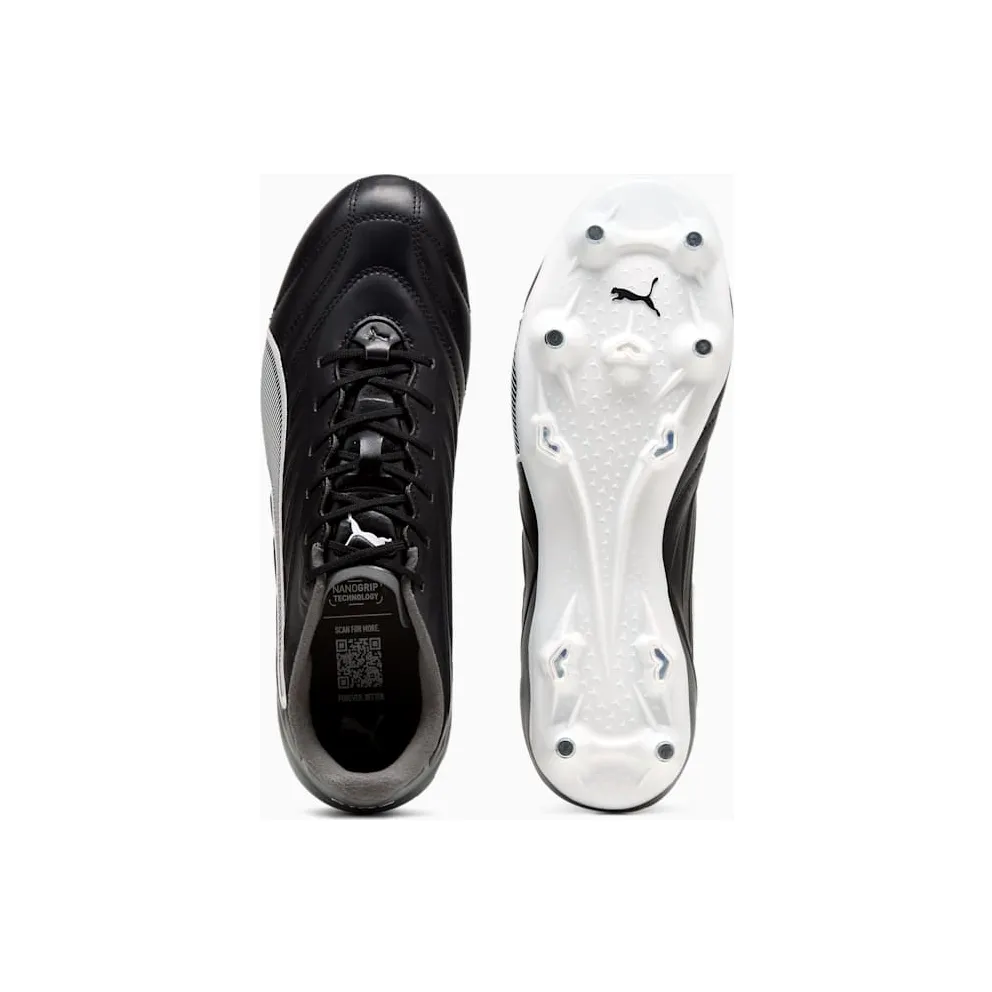 Puma King Pro MxSG Black White Cool Dark Gray (107870-01)
