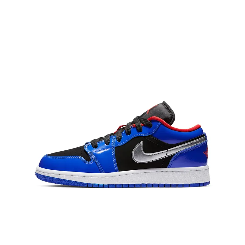 Air Jordan 1 Retro Low ‘Top 3’ Hyper Royal/Metallic Silver (553560-406)