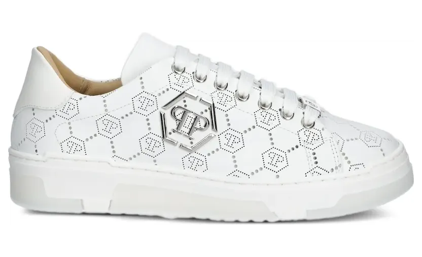 Philipp Plein Perforierte -Schild “White” (SAESUSC0770PLE010N)