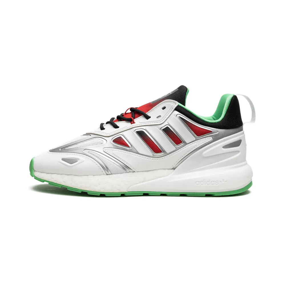 adidas Gamora ZX 2K Boost Schuh Silver Metallic / Cloud White / Scarlet (GX1205)