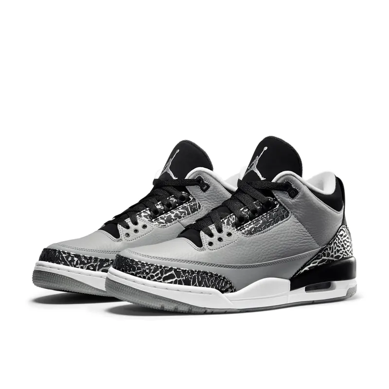 Jordan 3 Retro Wolf Grey Wolf Grey/Metallic Silver-Black-White (136064-004)