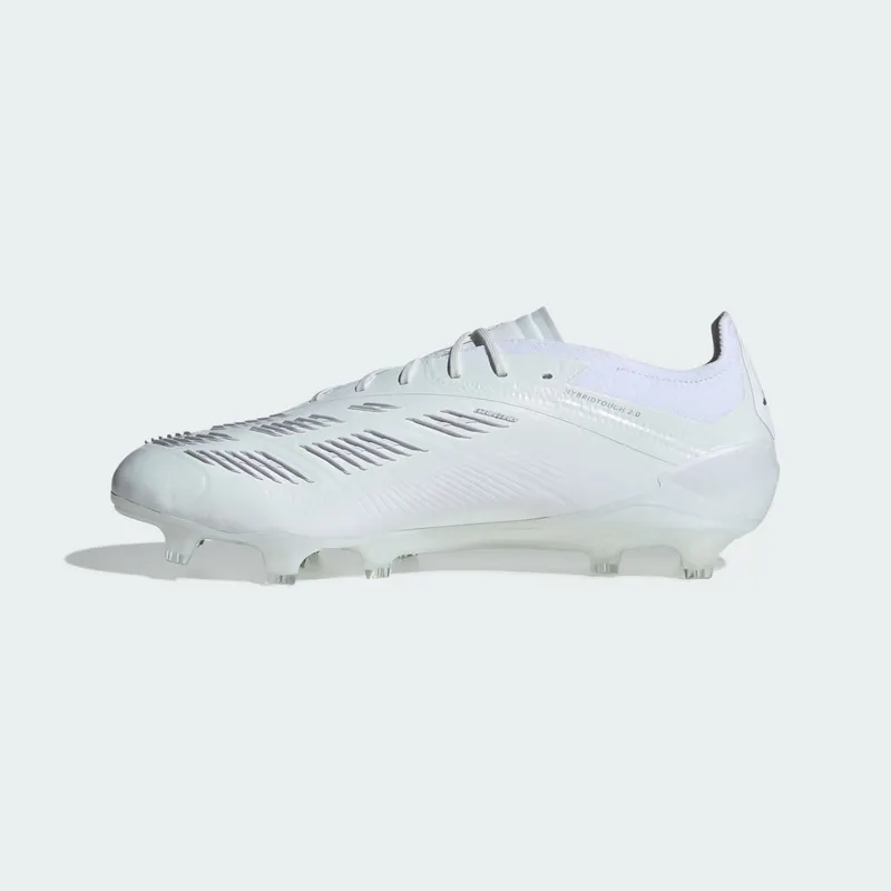 adidas Predator 24 Elite Low FG Cloud White Silver Metallic (IE1803)