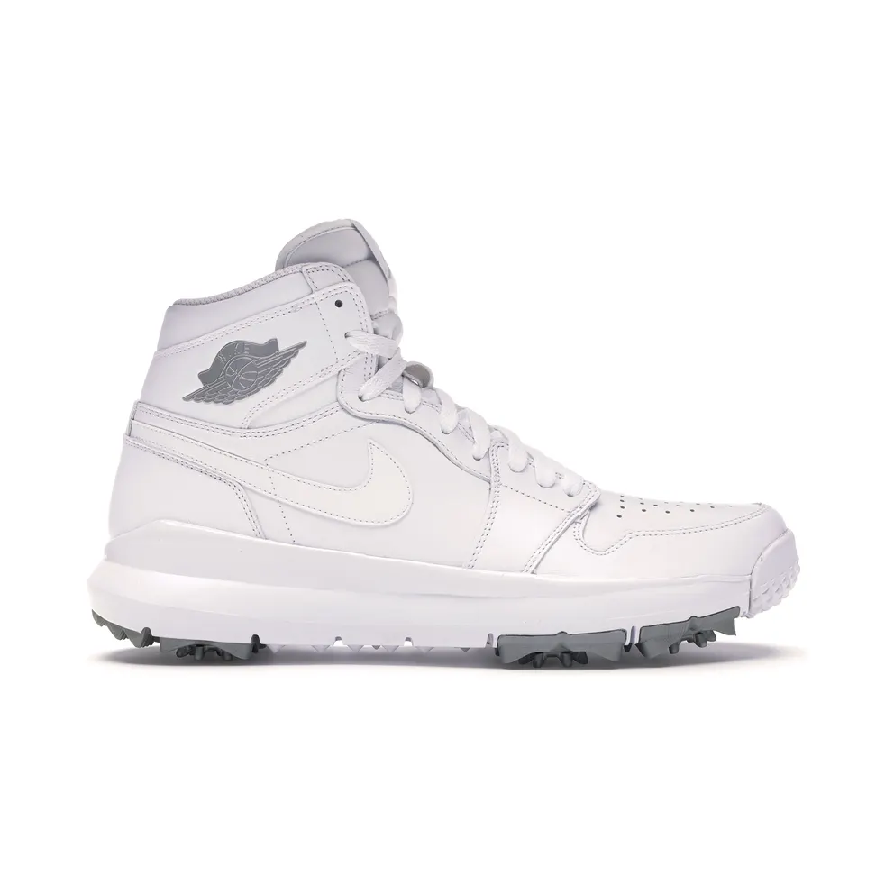 Jordan 1 Retro Golf Cleat White Metallic (917717-101)