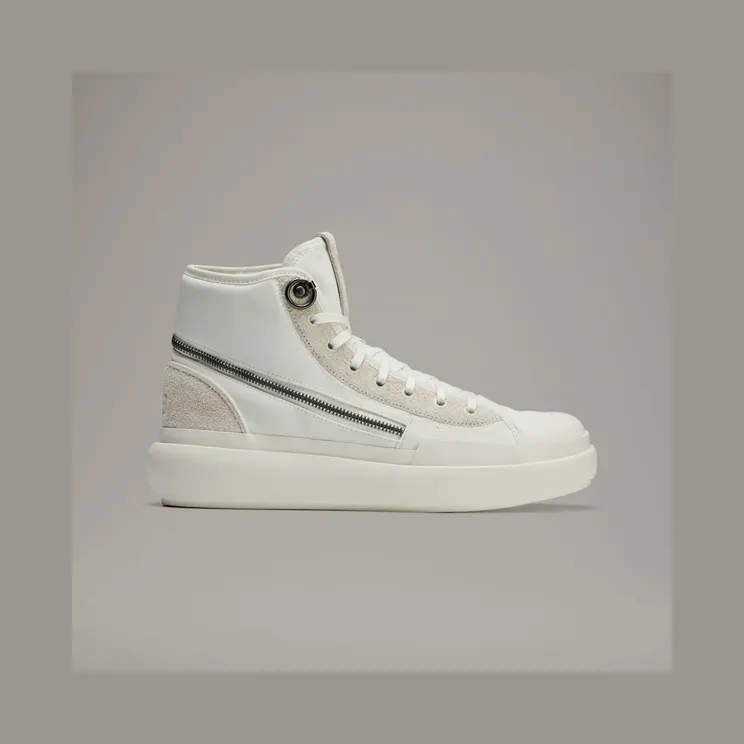 adidas Y-3 Ajatu Court High Off White / Off White / Off White (ID4209)