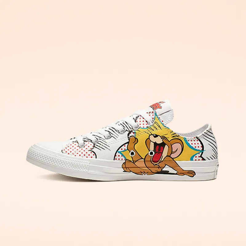 Converse Chuck Taylor All-Star Ox Tom and Jerry White/Multi-White (165732C)