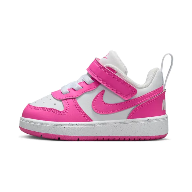 Nike Court Borough Low Recraft “White / Laser Fuchsia” (DV5458-123)