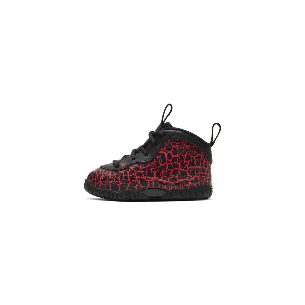 Nike Air Foamposite One Cracked Lava (TD) Black/Bright Crimson (723947-012)