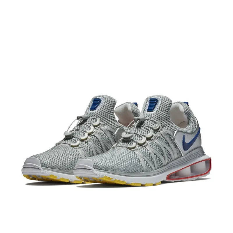 Nike Shox Gravity Metallic Silver Siren Red Gym Blue Metallic Silver/White-Siren Red-Gym Blue (AR1999-046)