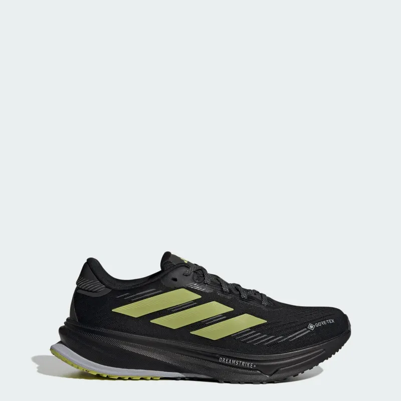 Adidas Supernova Rise GTX Running Shoes Core Black / Preloved Lime / Carbon (JR9598)
