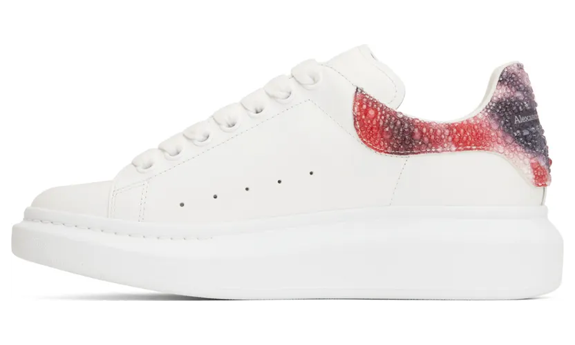 Alexander McQueen White Oversized Sneakers (730085WICY4) (3)