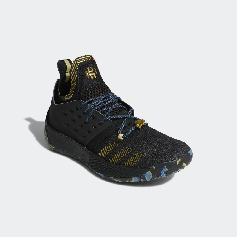 adidas Harden Vol. 2 MVP (2018) Core Black/Gold Metallic/Trace Royal (F36848)