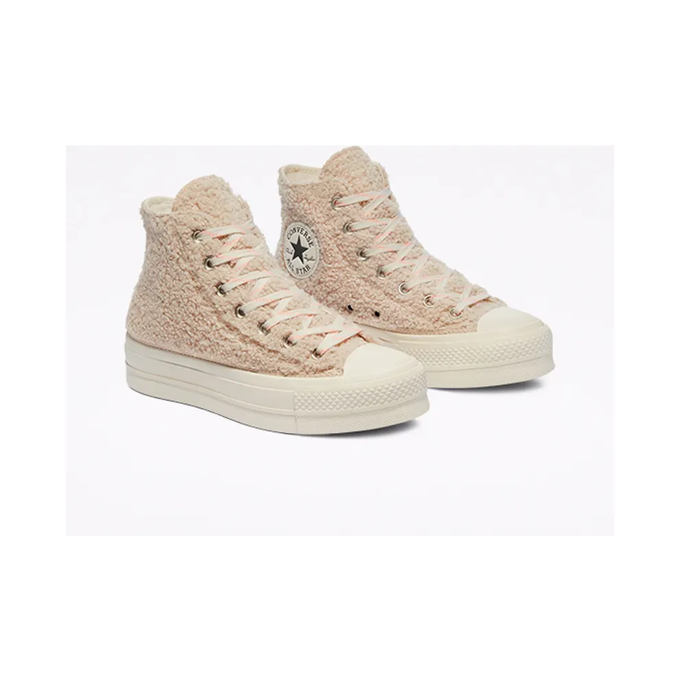 Converse Chuck Taylor All Star Platform High ‘Cozy Club’ Farro/Egret/Black (570024C)