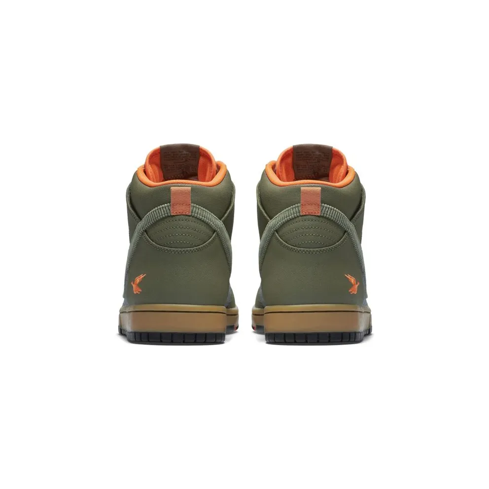 Nike Dunk CMFT Swoosh Social Club Olive Medium Olive/Gum Light Brown-Total Orange-Black (705433-200)