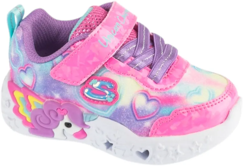 Skechers Unicorn Charmer – Lil Heart Sparkles “Pink” (303064NPKMT)