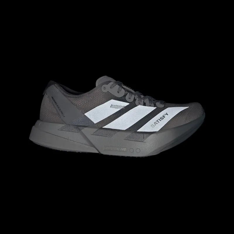 Adidas ADIZERO ADIOS PRO 4 SATISFY Core Black / Grey Five / Grey Three (KH8439)