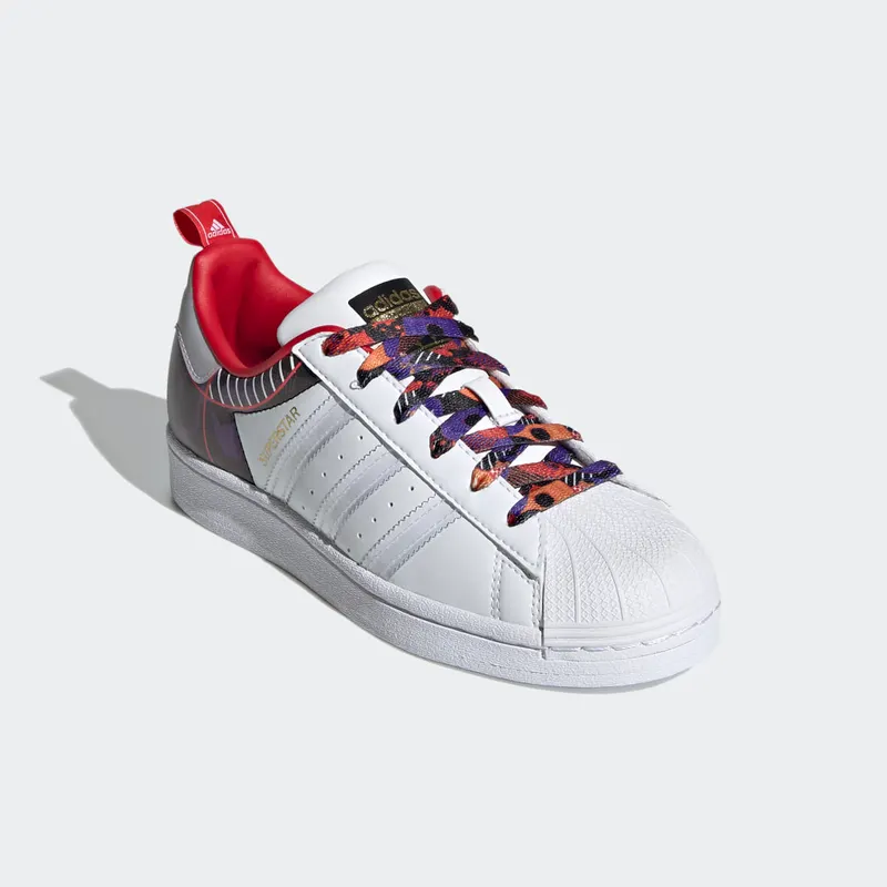 Adidas Superstar J ‘Chinese New Year – Year Of The Ox Camo’ Cloud White/Cloud White/Scarlet (GZ7350)