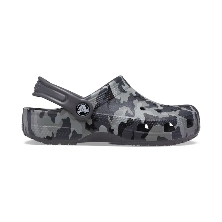 Crocs Classic Camo Clog Black Grey (207593-097)