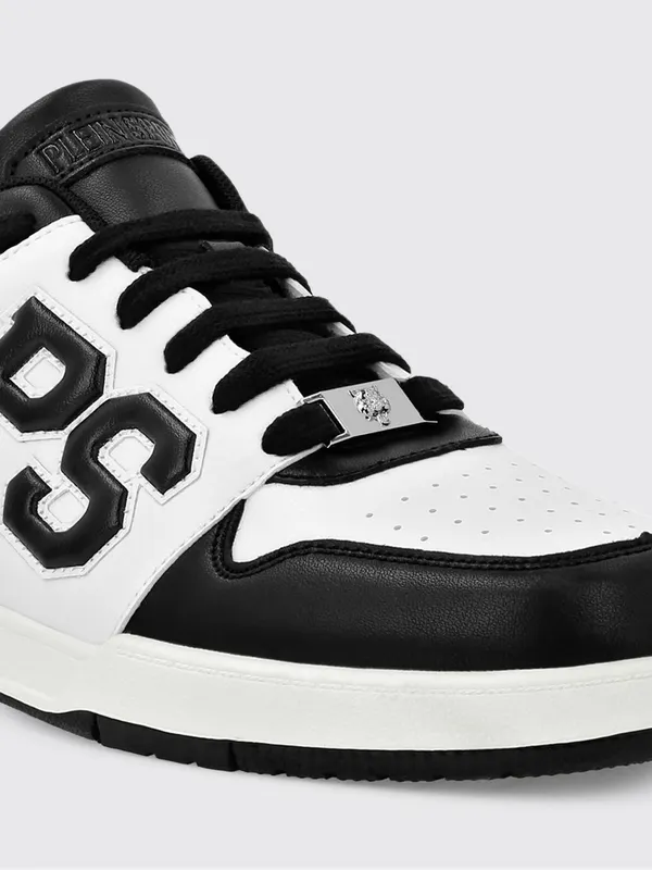 Plein Sport Leather Sneakers Black (SAESUSC0737STE003N02) (3)