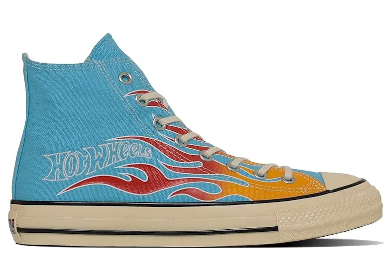Converse Chuck Taylor All Star Hi Aged Hot Wheels Flames Sky Blue (31314050)