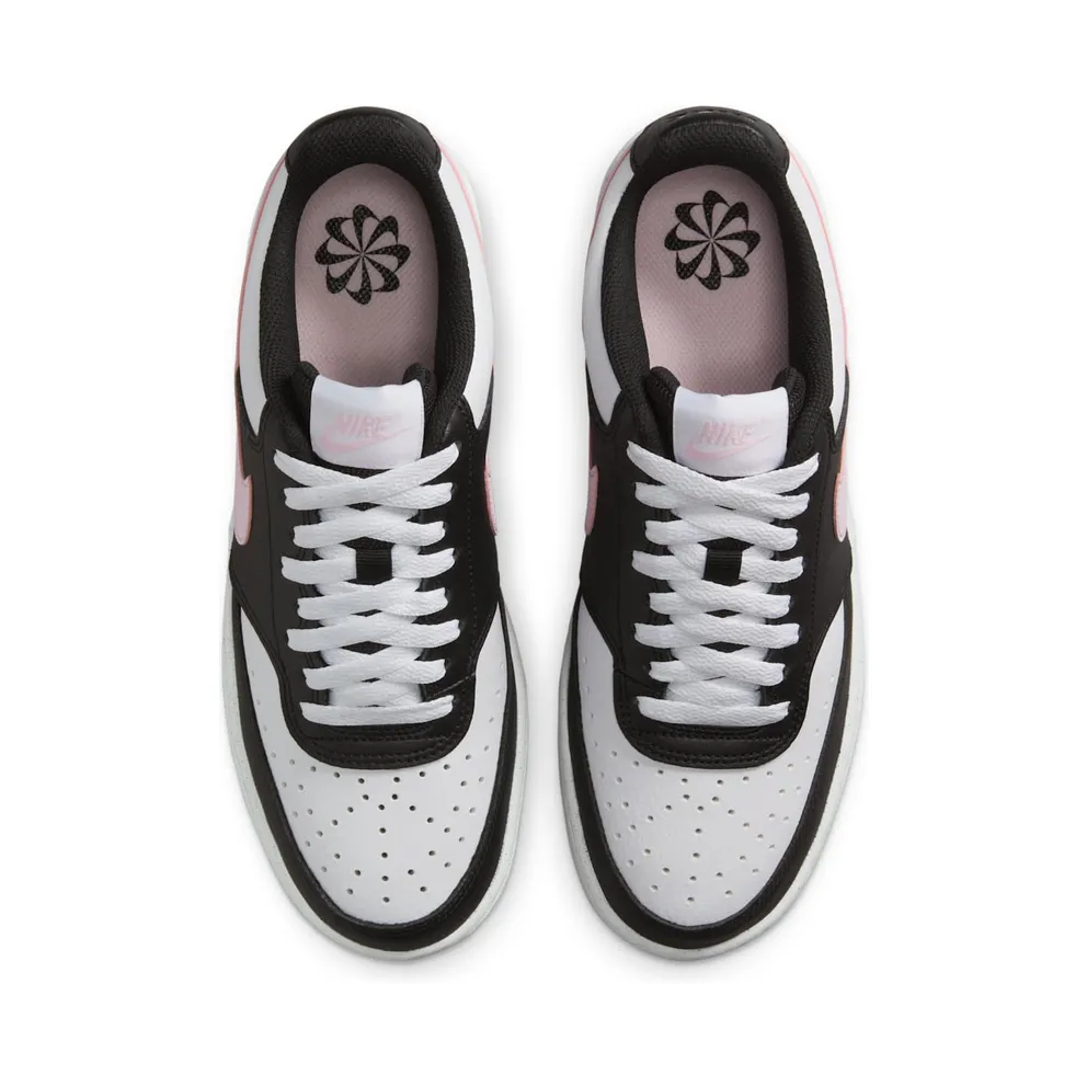 Nike Court Vision Low Next Nature Black White Pink Foam (DH3158-008)