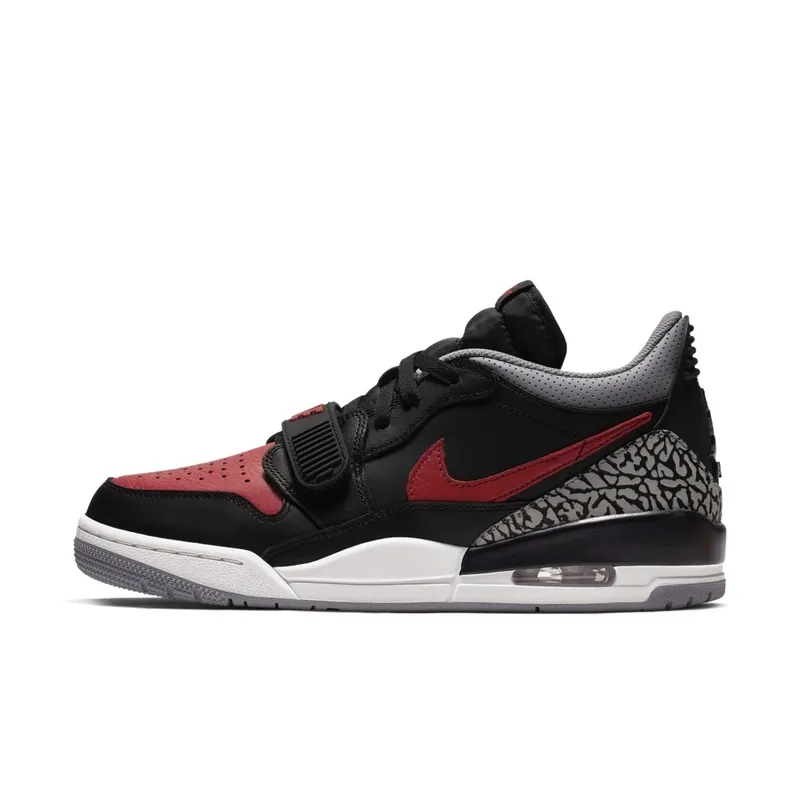 Jordan Legacy 312 Low Bred Cement Black/Gym Red-Black-Cement Grey (CD7069-006)