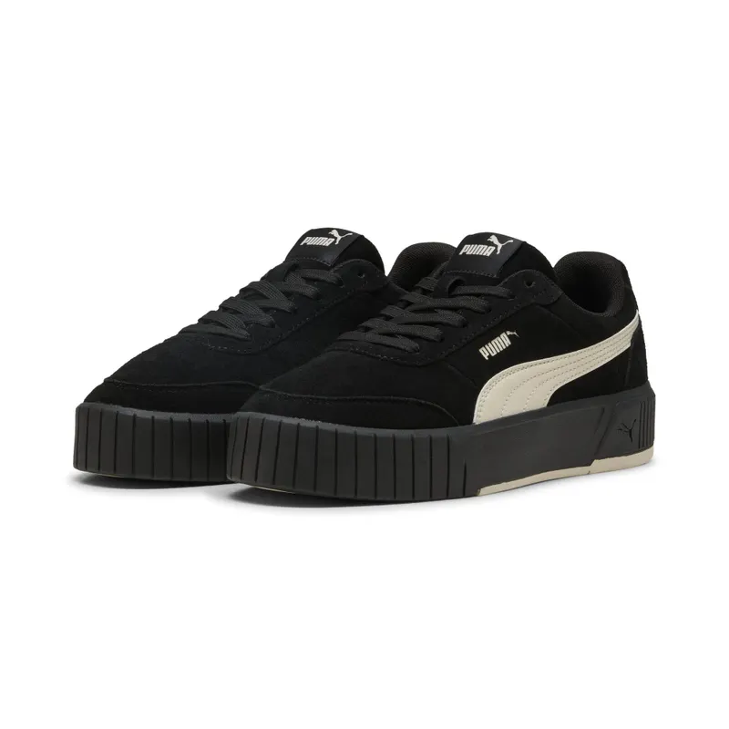 Puma Carina Mia Suede “Puma Black / Alpine Snow” (402638_05)