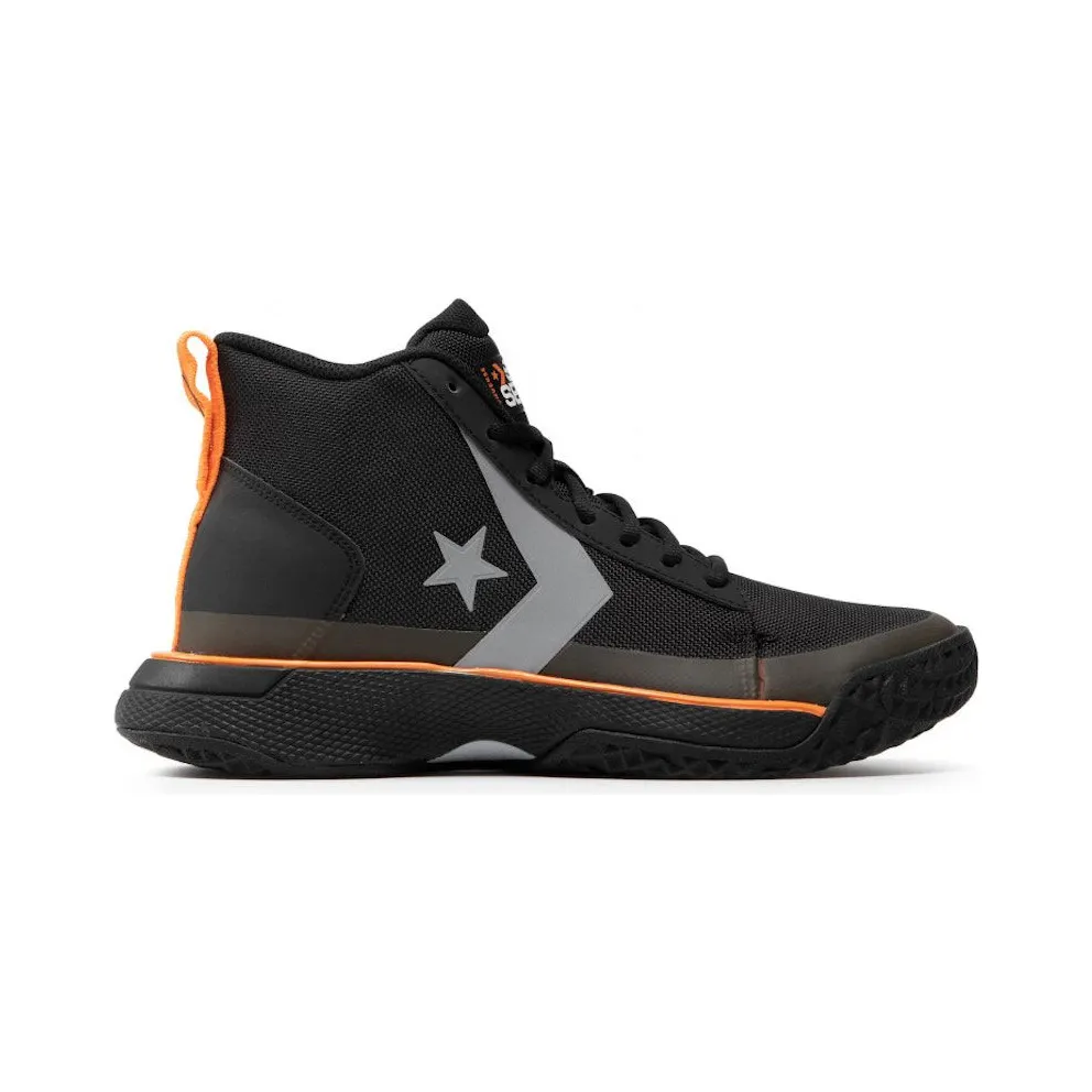 Converse Star Series BB Mid Black Bold Mandarin (165592C)