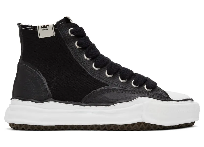 Miharayasuhiro Black & White Peterson High-Top Sneakers (A08FW715)