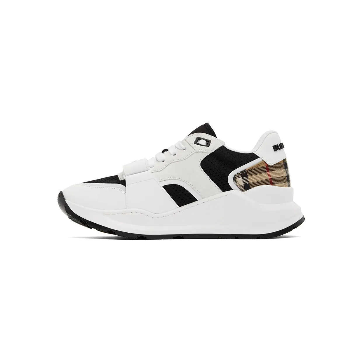 Burberry White Vintage Check Low-Top Sneakers (8051839) (3)