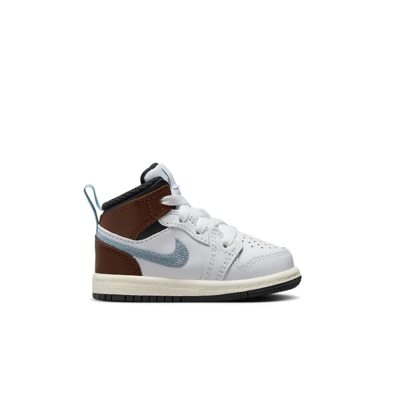 Jordan 1 Mid SE White Black Sail Blue Grey (FQ8221-142)