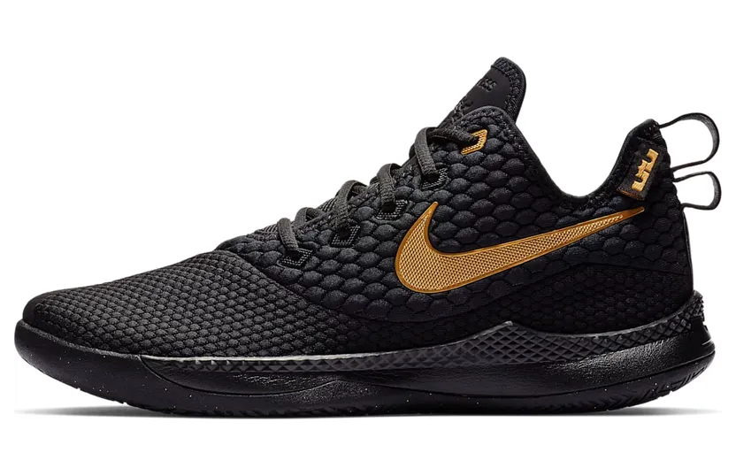 Nike LeBron Witness 3 ‘Black Gold Black/Metallic Gold-Black (AO4433-003)